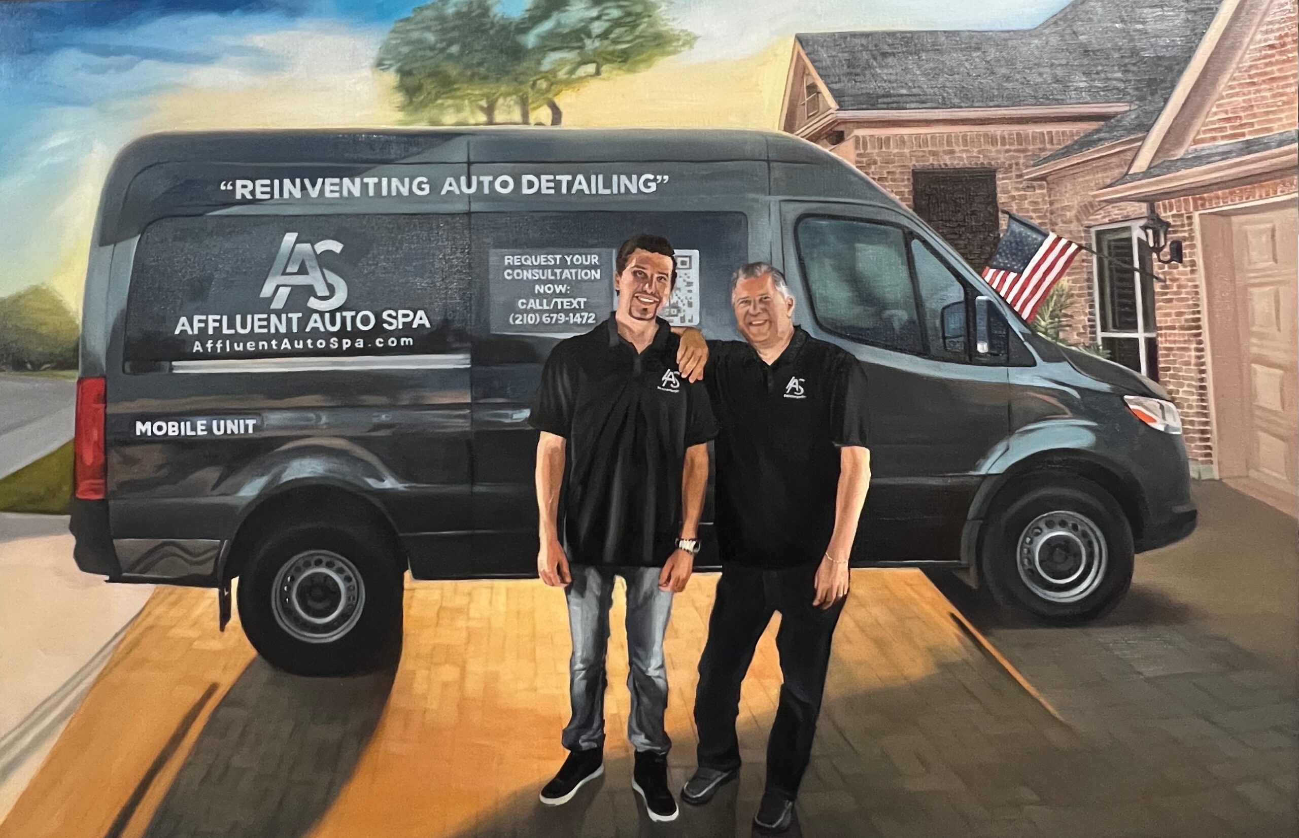 AAS Van Dad Davy Painting